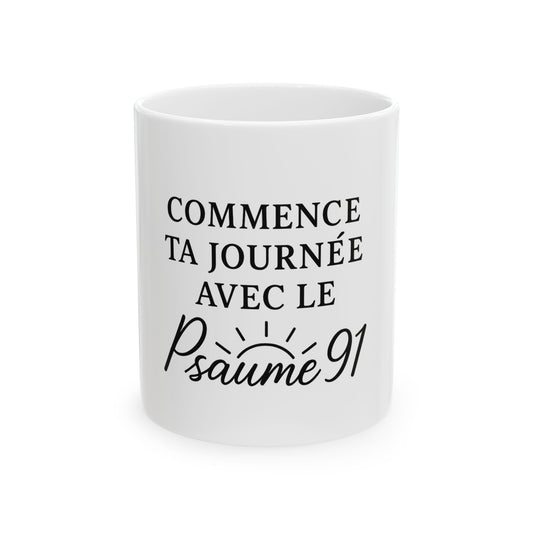 Inspirational Ceramic Mug with Psalm 91 Quote | Perfect Gift for Coffee Lovers, Motivational Mug, Morning Routine, Christian Gifts, [...]