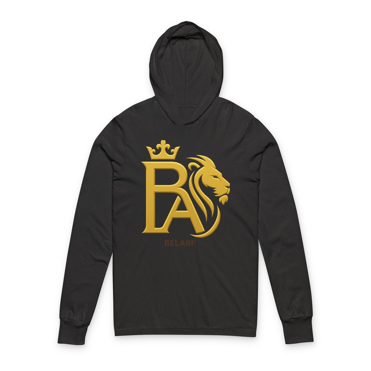 BelArf Royal Lionhood™ – Luxury Streetwear Hoodie | Bold Graphic, Unisex Long Sleeve