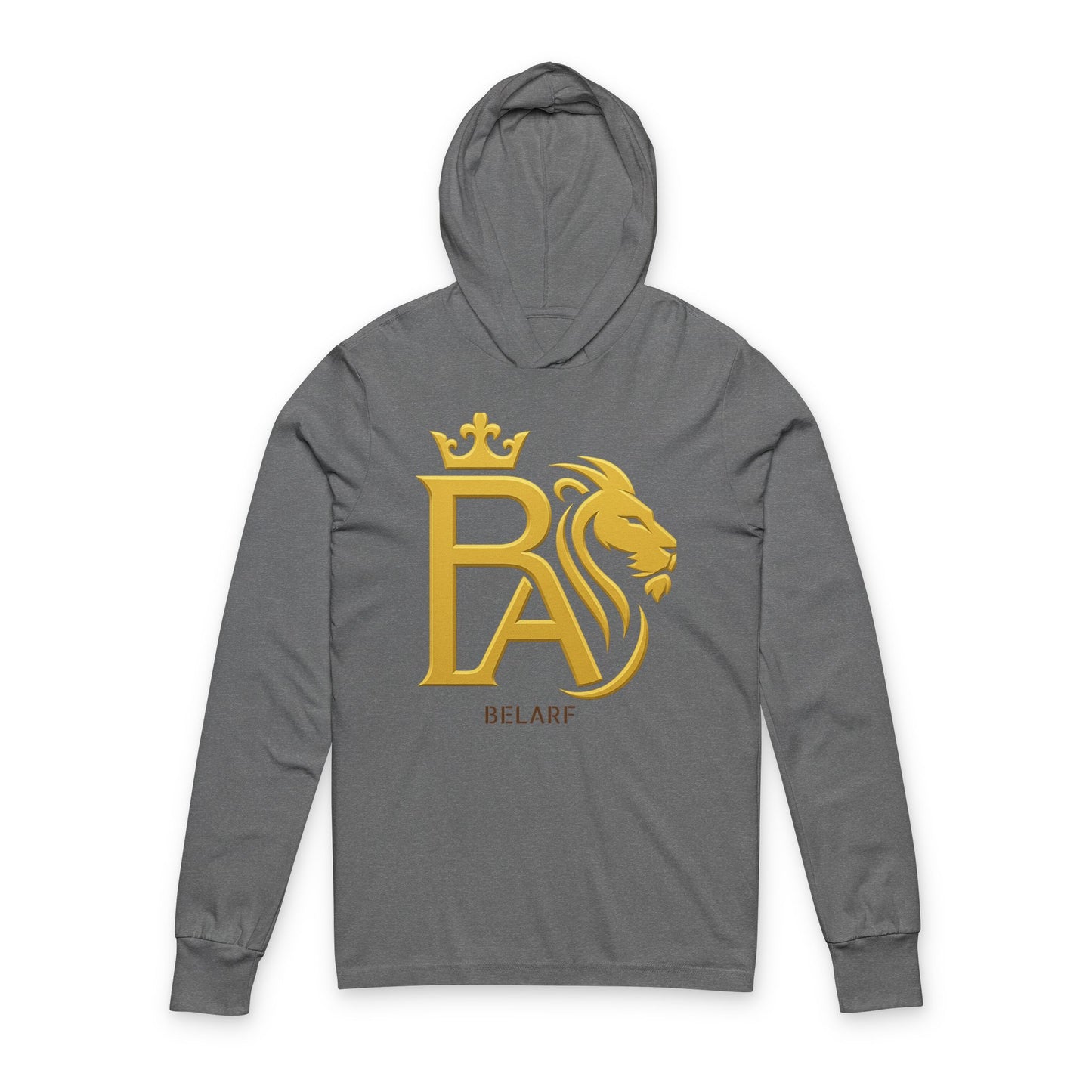 BelArf Royal Lionhood™ – Luxury Streetwear Hoodie | Bold Graphic, Unisex Long Sleeve
