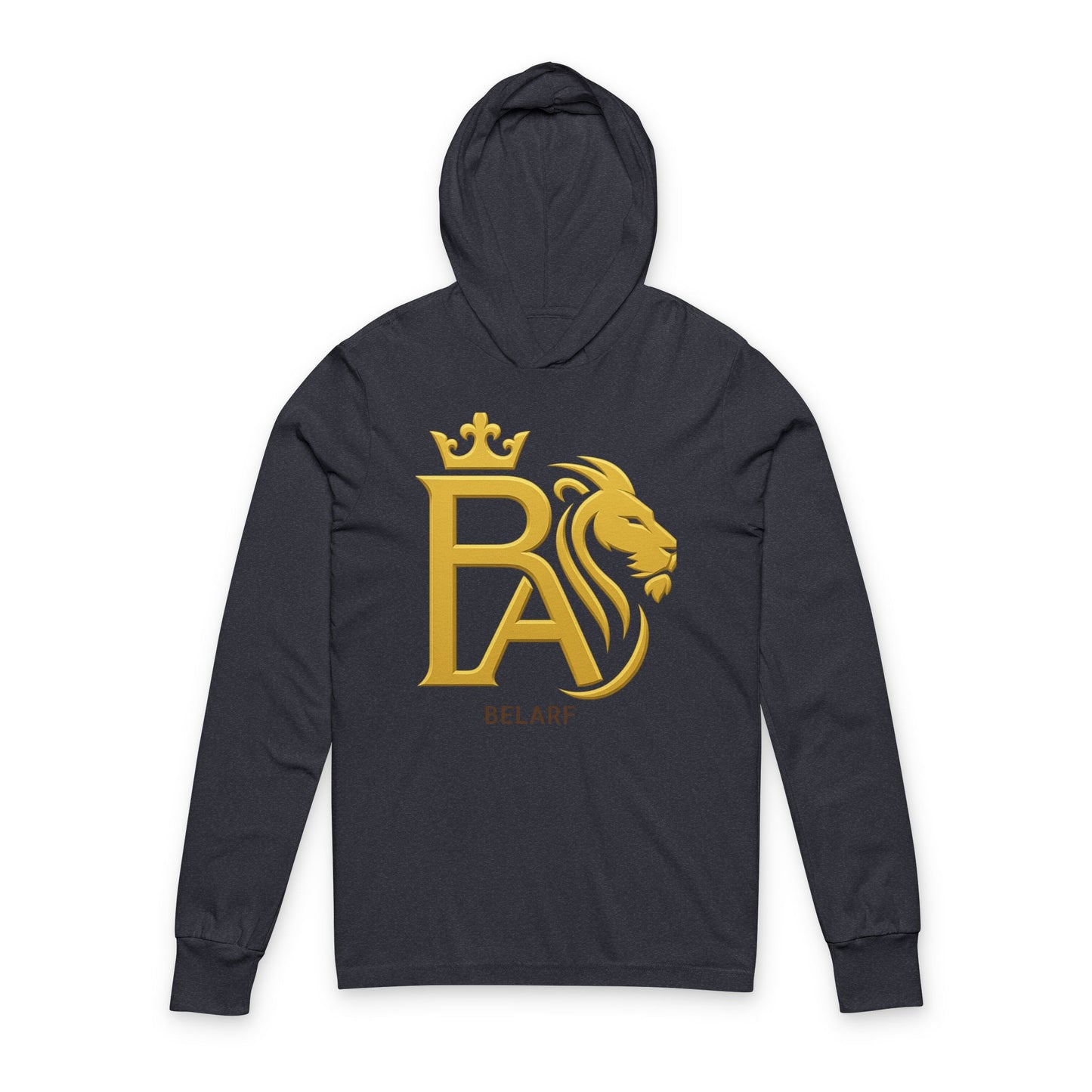 BelArf Royal Lionhood™ – Luxury Streetwear Hoodie | Bold Graphic, Unisex Long Sleeve